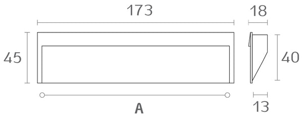 WAVE ידית שקועה 160 ממ ניקל מוברש