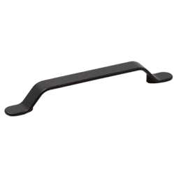 BELT ידית מזוודה בקווים מעוגלים 160 ממ שחור מט