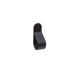 BELT ידית כפתור לולאה 22 מ"מ שחור מט