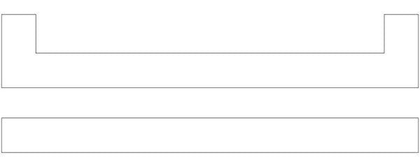 ידית משיכה מרובעת 25X25 ממ