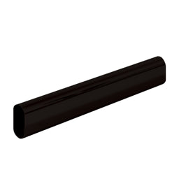 צינור תליה אובלי 15X30 3000 ממ שחור מט