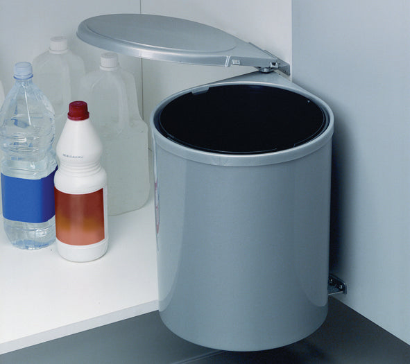 פח אשפה עגול 13 ליטר לבן