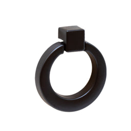 טבעת עגולה קוטר 40 ממ שחור מט