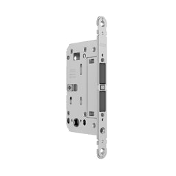מנעול מגנטי תפוס פנוי TOUCH & CLOSE לדלת פנימית (דחיפה ללא ידית) עם נעילה 50 ממ שחור מט