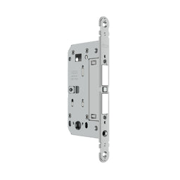מנעול מגנטי תפוס פנוי TOUCH & CLOSE לדלת פנימית (דחיפה ללא ידית) עם נעילה 50 ממ לבן