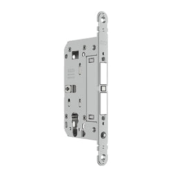 מנעול מגנטי צילינדר TOUCH & CLOSE לדלת פנימית (דחיפה ללא ידית) עם נעילה 50 ממ לבן