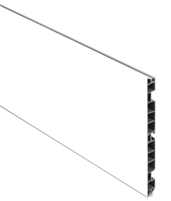 צוקל PVC מוכן לצביעה 100מ"מ 4מ'
