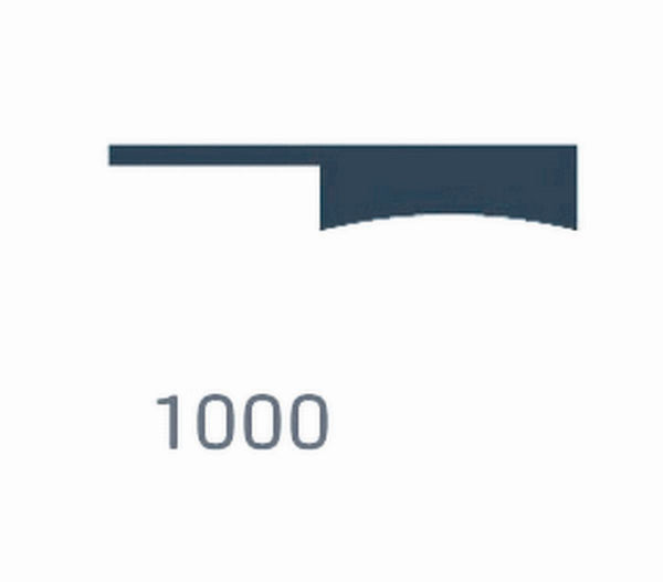 ידית אינטגרלית 1000 לפרופיל אלומיניום