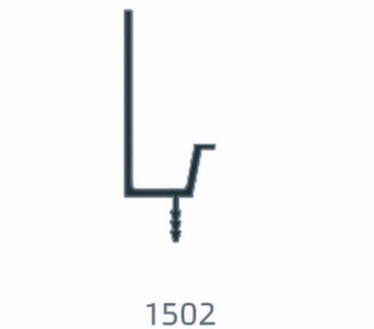 פרו' ידית 1502 3מ' אלומ' לדלת עץ