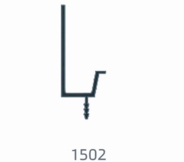 פרו' ידית 1502 3מ' אלומ' לדלת עץ