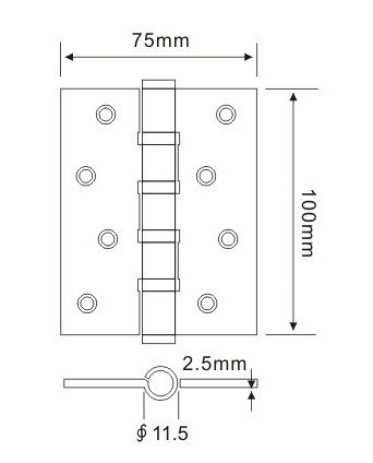 ציר ספר 4X3 פינה ישרה