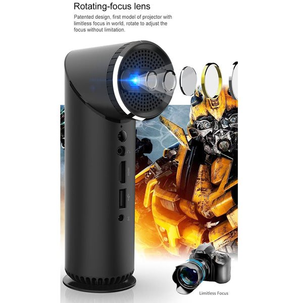 מקרן אנדרואיד SMART כולל רמקול מובנה FULL HD
