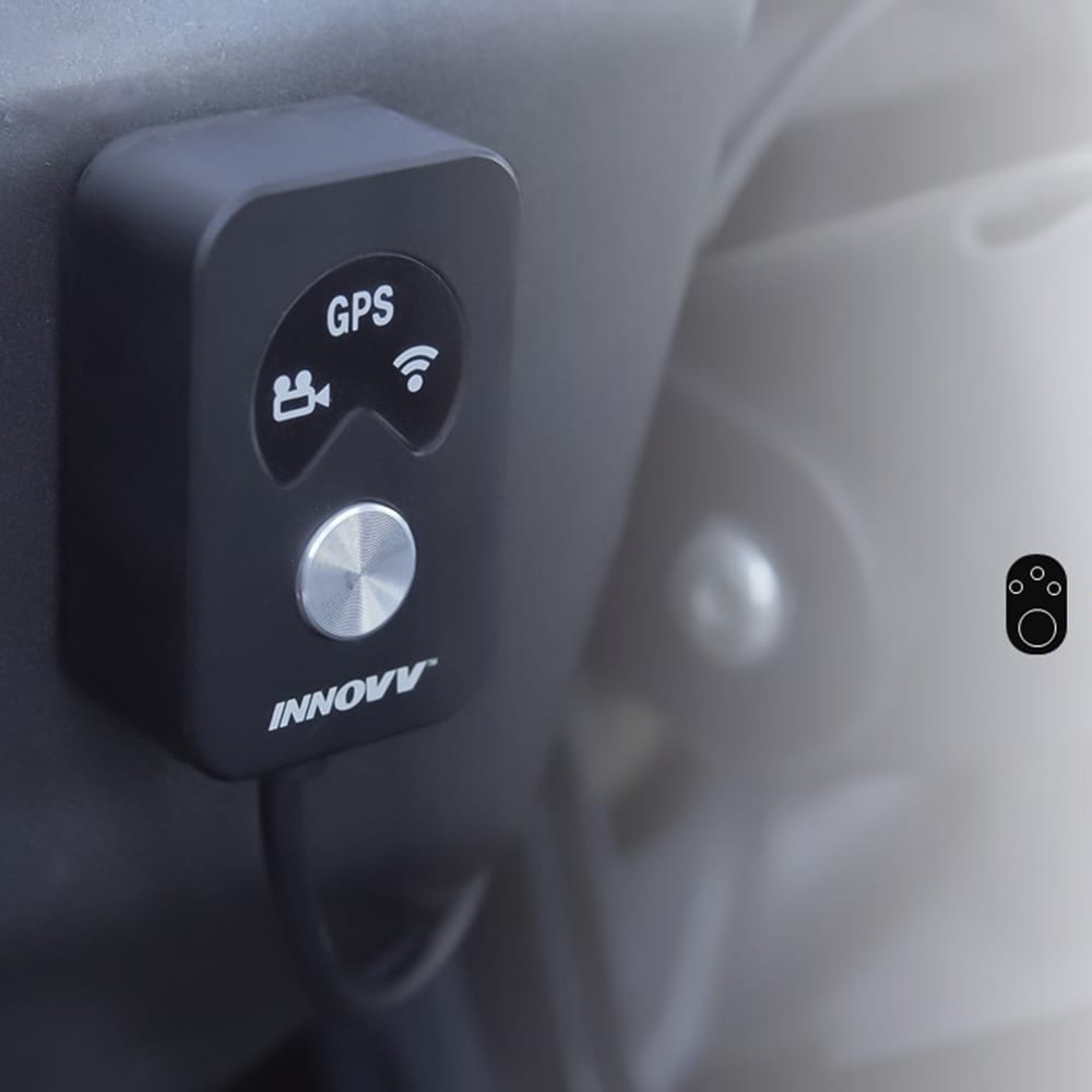 מצלמה קדמית ואחורית לאופנועים כולל שלט ומיקרופון חיצוני