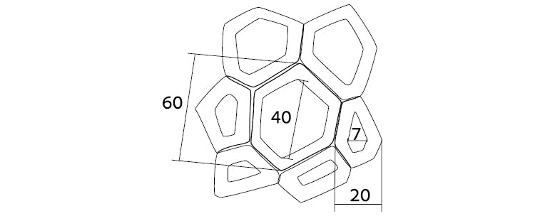 FLEX CNC לוח גמיש 1200X2700 מ"מ, עובי 2 מ"מ, דגם סאלאר F407
