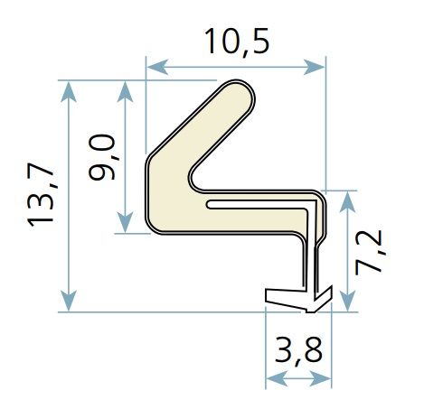 גומי אטימה ספוגי צד SCHLEGEL 3078