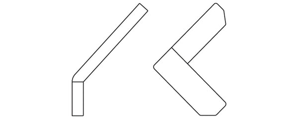 CORNER וו תליה זוויתי 101X87X67 ממ אפור/