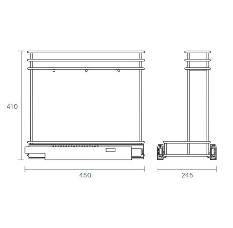 מתקן לחומרי ניקוי ניקל אדר (ימין/שמאל)
