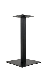 רגל מרכזית עם בסיס עליון מרובע 240X240 ממ גובה 710 ממ שחור מט