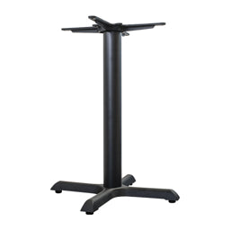רגל מרכזית עם בסיס עליון X י 450X450 ממ גובה 710 ממ שחור