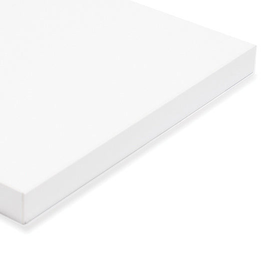 לוח UNICOLOR MDF עובי 18 ממ 1240X2750 ממ לבן אוורסט אולטרה מט 4996