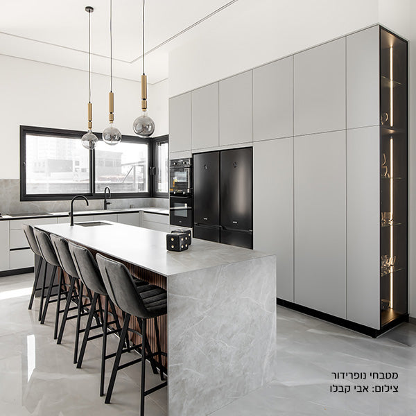לוח UNICOLOR MDF עובי 18 ממ 1240X2750 ממ אפרפר אולטרה מט 5866M/5867M