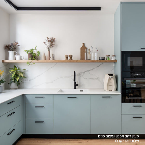 לוח UNICOLOR MDF עובי 18 ממ 1240X2750 ממ ירוק מעושן אולטרה מט 6766