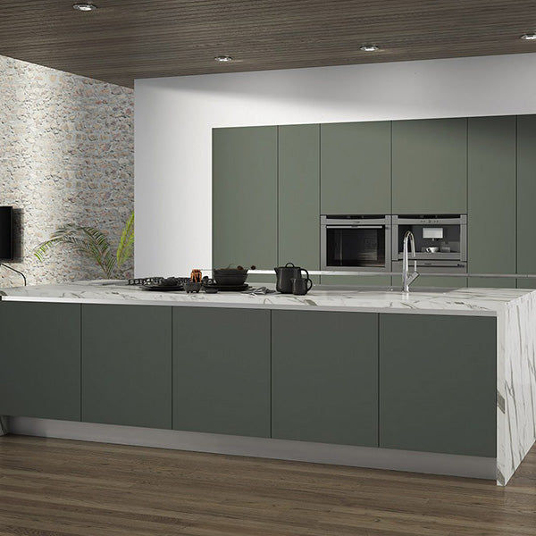 לוח UNICOLOR MDF עובי 18 ממ 1240X2750 ממ ירוק תעשייתי אולטרה מט 9146