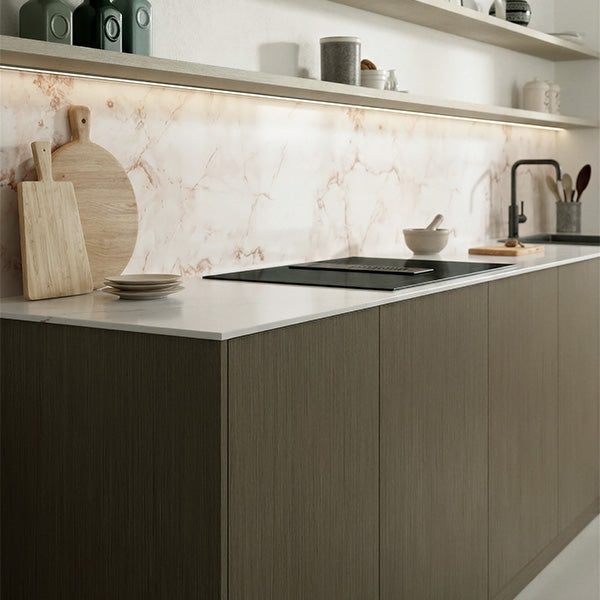 לוח UNICOLOR MDF עובי 18 ממ 1240X2750 ממ פלטינום פליז מטאלי מט