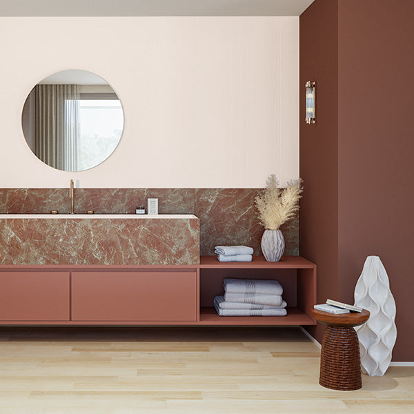 לוח UNICOLOR MDF עובי 18 ממ 1240X2750 ממ טרקוטה אולטרה מט 9556