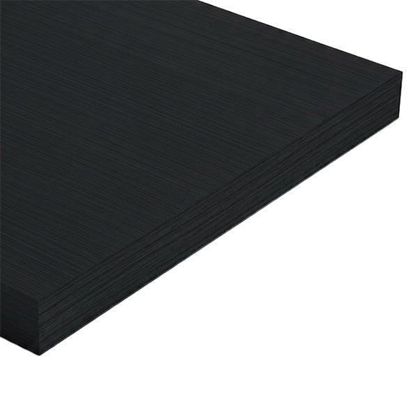 לוח UNICOLOR MDF עובי 18 ממ 1240X2750 ממ פלטינום שחור מטאלי מט