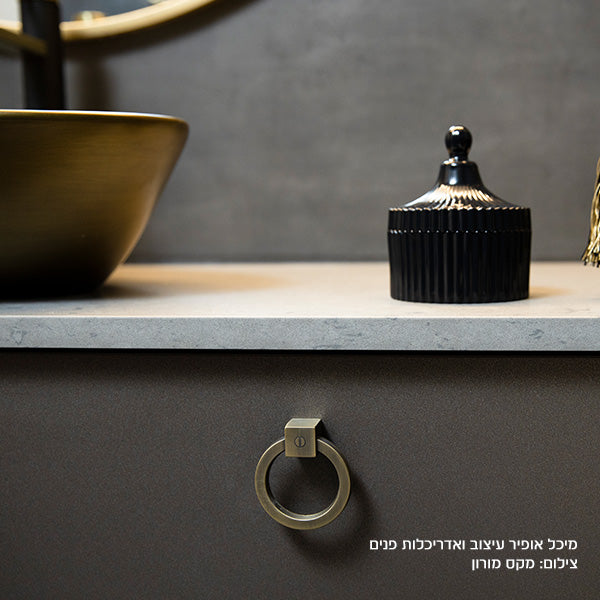 לוח UNICOLOR MDF עובי 18 ממ 1240X2750 ממ גרפיט סופיריור מט