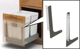 סט מחברים לדלת עבור פח P551, אפור