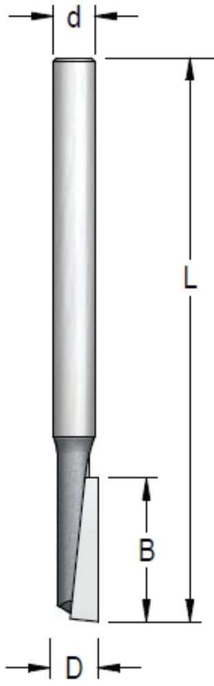 כרסום יהלום ישר B20
