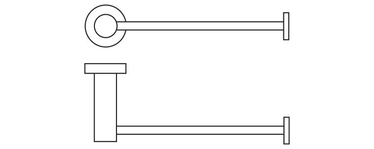 RONDO מחזיק נייר טואלט, עשוי נירוסטה 304, שנהב