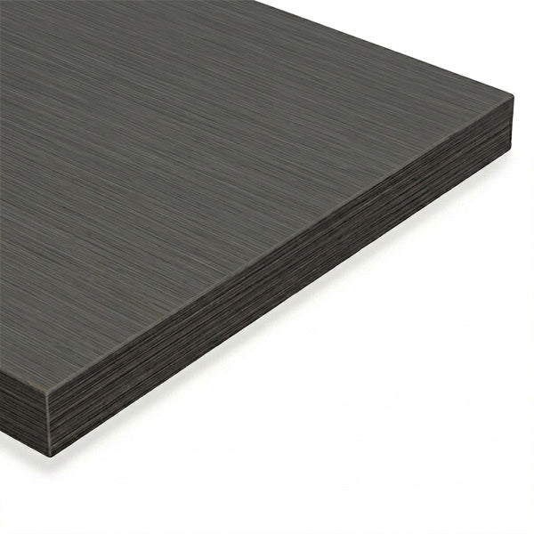 לוח MDF מסונכרן עובי 18 ממ (צד 1) 1240X2750 ממ פלטינום מסונכרן אפור