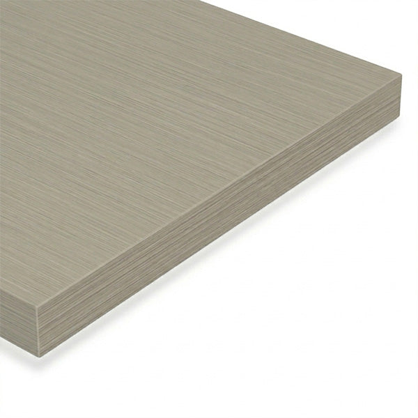 לוח MDF מסונכרן עובי 18 ממ (צד 1) 1240X2750 ממ פלטינום מסונכרן כסוף