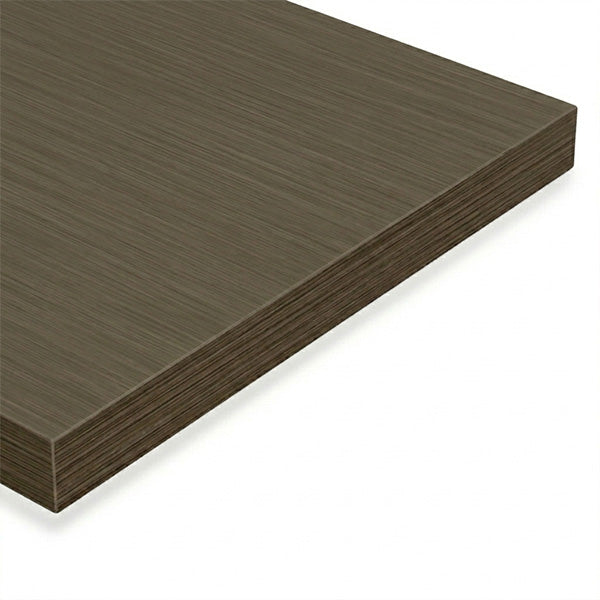 לוח MDF מסונכרן עובי 18 ממ (צד 1) 1240X2750 ממ פלטינום מסונכרן פליז