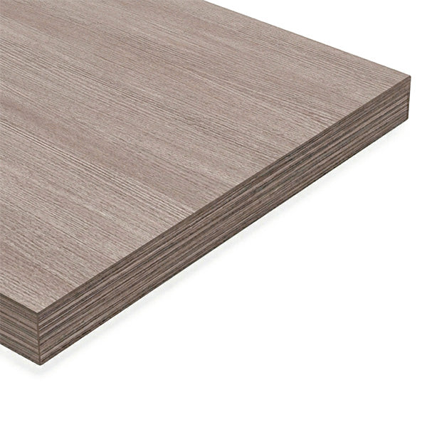 לוח MDF מסונכרן עובי 18 ממ (צד 1) 1240X2750 ממ אלון סילבר מעושן