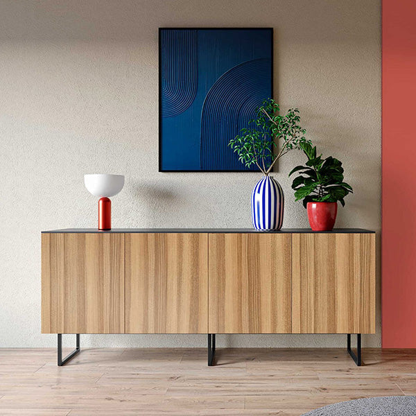 לוח MDF מסונכרן עובי 18 ממ (דו צדדי) 1240X2750 ממ אלון שעם מעושן