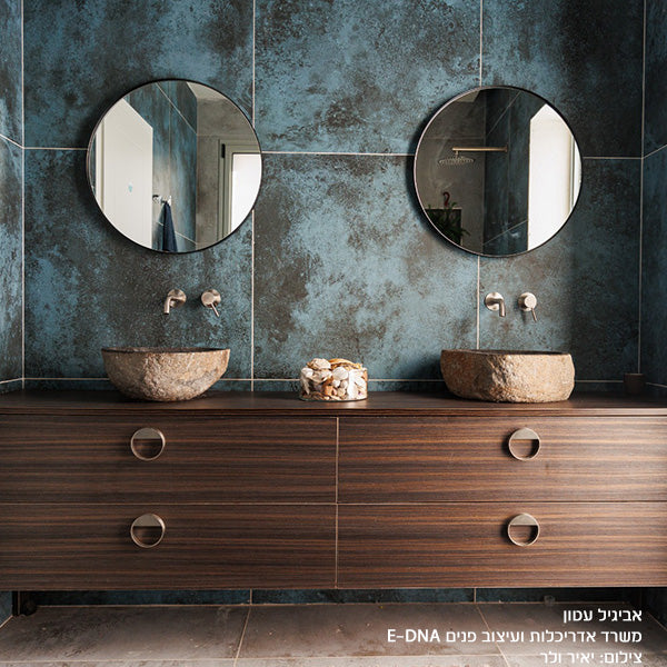 לוח MDF מסונכרן עובי 18 ממ (דו צדדי) 1240X2750 ממ קליפת הפקאן DS