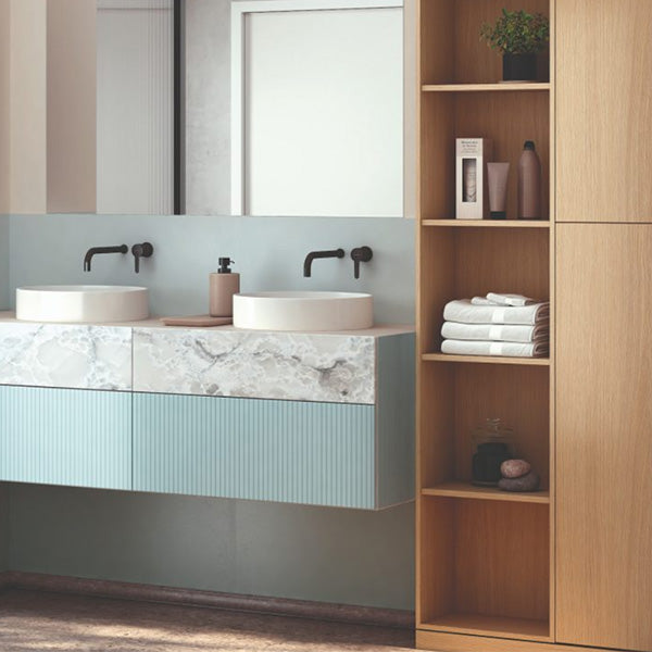 לוח MDF מסונכרן עובי 18 ממ (דו צדדי) 1240X2750 ממ אלון צרפתי שטרייף