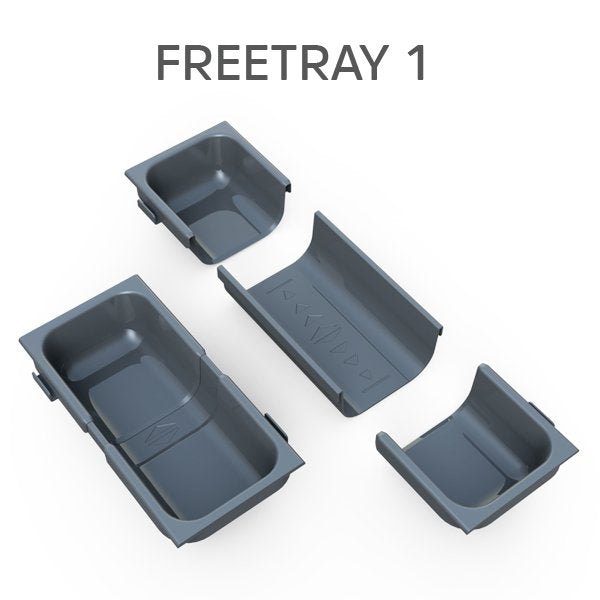 חלוקה לסכום מודולרית FreeTray גרפיט - צר