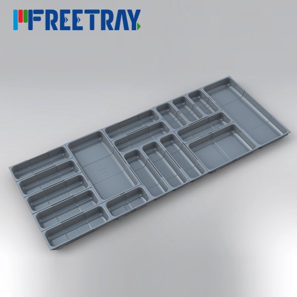 חלוקה לסכום מודולרית FreeTray גרפיט - צר