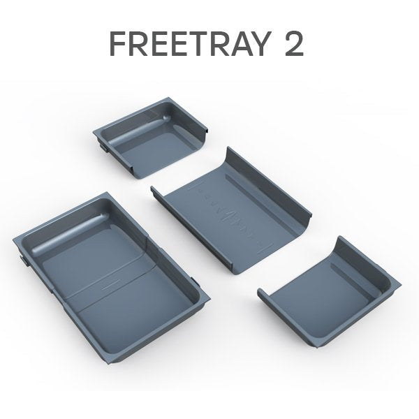 חלוקה לסכום מודולרית FreeTray גרפיט - רחב