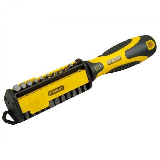 סט מברגון ידני מולטי ביט 35 חלקים STANLEY
