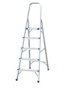 סולם אלומיניום ביתי - 5 שלבים