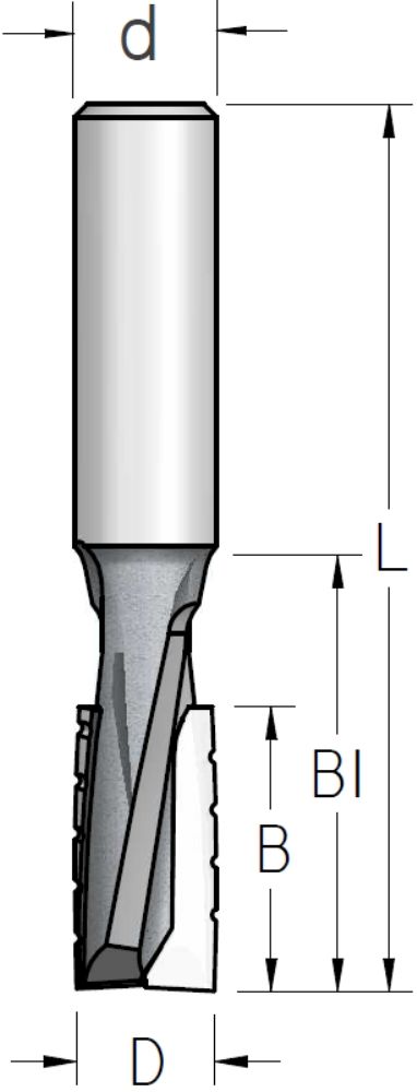 חדירה,B1-5/8xD1/2xL4-1/2,ספירלי,שובר שבב