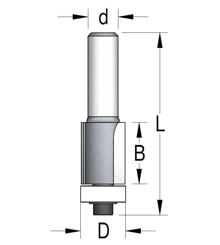 ישר+מיסב קוטר L25*19 לקוריאן