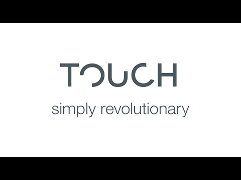 TOUCH חזית למנעול עם לשונית בלבד רוחב 18 ממ וגובה 196 ממ לבן