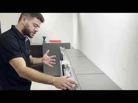 STAR קיט מנגנון רחף ל-3 דלתות כולל 6 בולמים, עד 22 מ"מ
